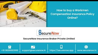 How to buy Workmen compensation insurance online?