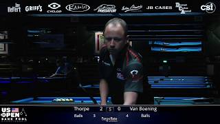 BANK POOL FINAL: Shane Van Boening vs Billy Thorpe - 2019 US Open Bank Pool Championship screenshot 4