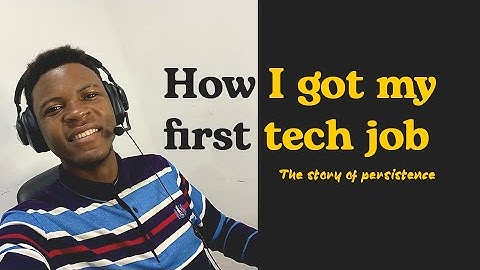 How I got my first Full-time Software Developer Job