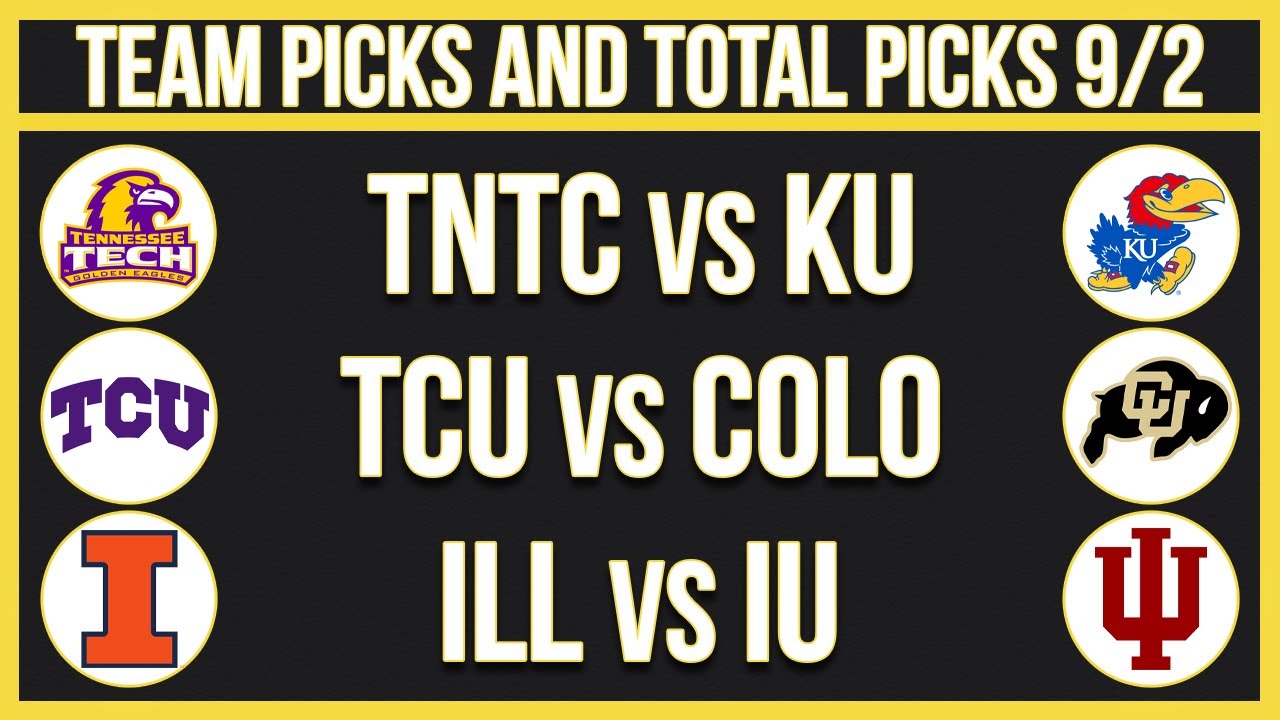 FREE College Football Picks and Predictions Today 9/2/22 NCAAF Picks