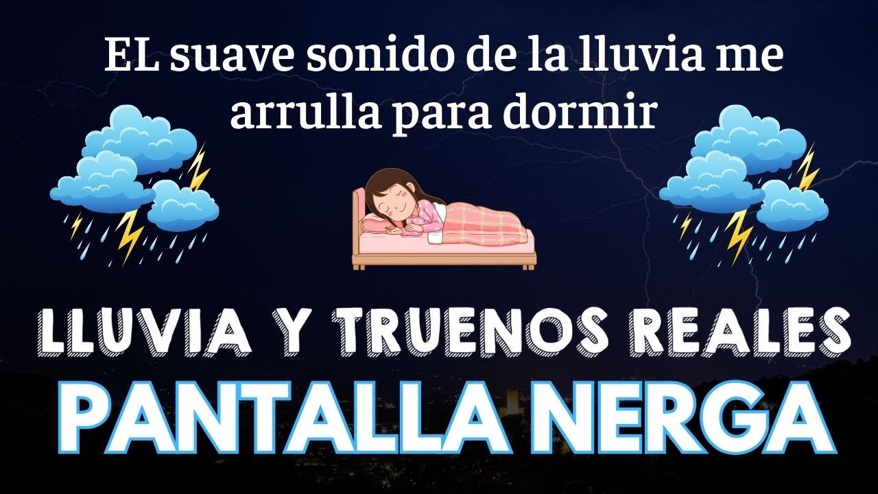 Lluvia Relajante Para Dormir Y Truenos - Sonido De Lluvia En Bosque ...