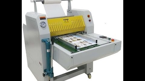 Mini Semi-auto Laminating Machine Model #520YA with auto pneumatic separating