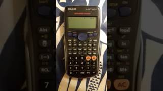 Calculator degrees radians conversion casio fx-83GT PLUS