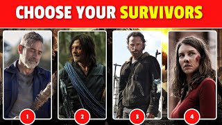 The Walking Dead Quiz‍♂ Choose Your Team Wisely in a Zombie Apocalypse !