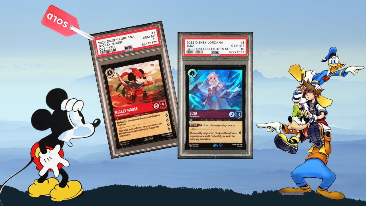 【新品】 PSA9 ロルカナ カード D23 Expo限定 ディズニー ミッキー lorcana mickey d23 expo psa10 ロルカナ ミッキー 【新品】 PSA9