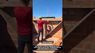 Creative DIY Scaffolding Solution !! #innovation