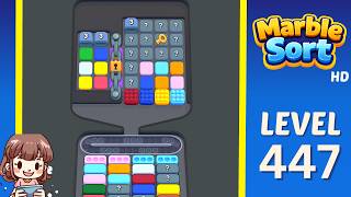 Marble Sort Level 447 Solution Walkthrough