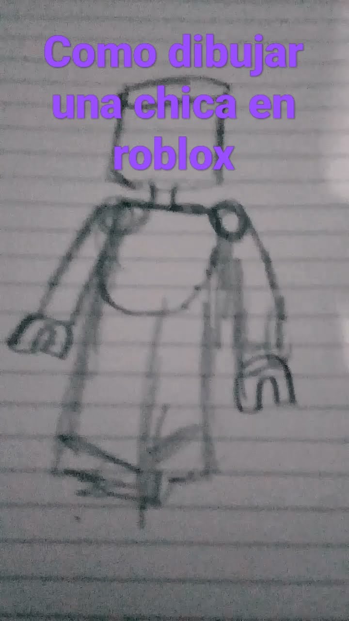 Como Dibujar Un Personaje De Roblox YouTube Oar2 