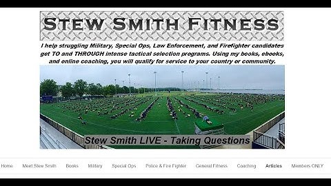 Stew Smith Going LIVE on Youtube - Taking Questions