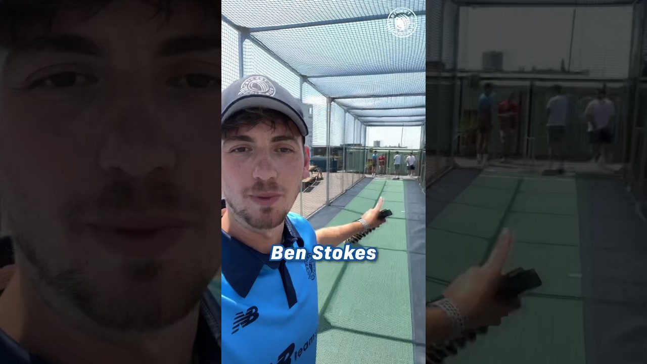 Filming a video with BEN STOKES! #benstokes #cricketdistrict #cricket