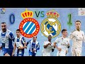 ملخص مباراة إسبانيول ضد ريال مدريد