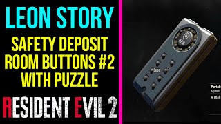 Safety Deposit Room Buttons #2 With Puzzle | RESIDENT EVIL 2 REMAKE