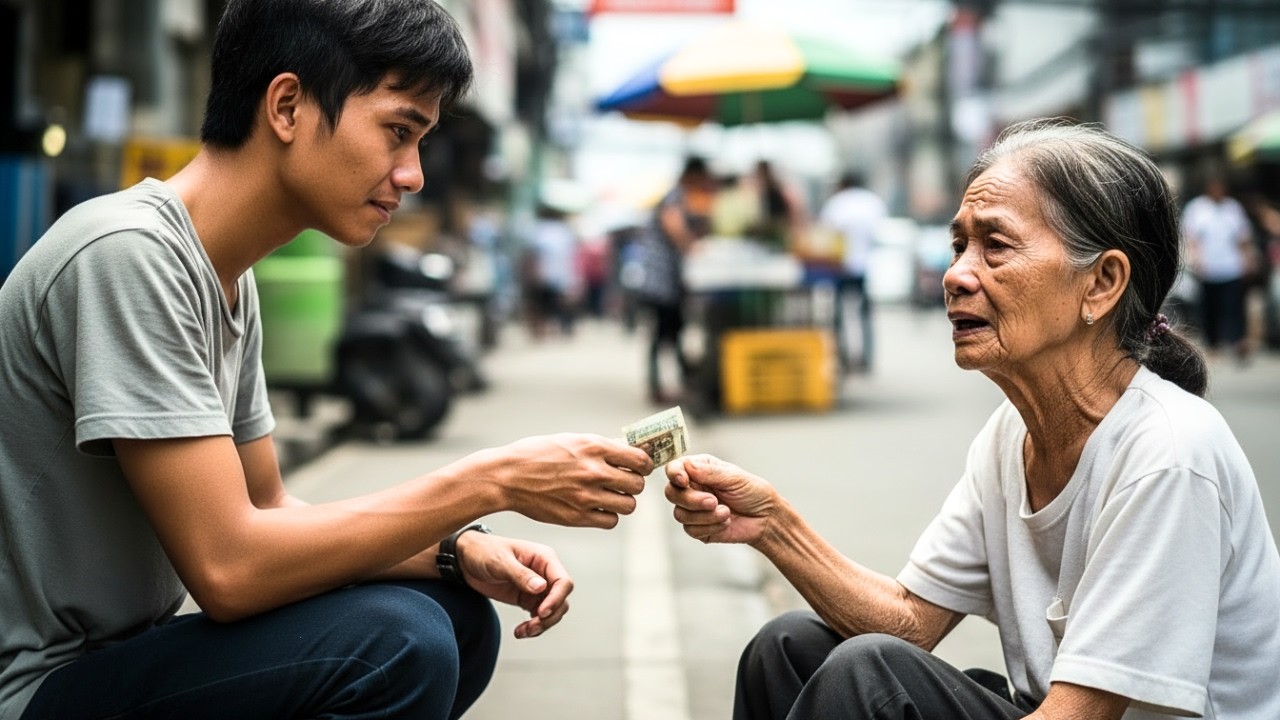 Sa Kabila ng Kanyang Kahirapan, Tinulungan Niya ang Isang Di Kilala — At Isang Himala ang Sumunod