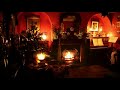 Ambience/ASMR: Victorian Christmas Parlour at Night (with Fireplace &amp; Clock), 5 Hours