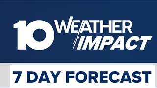 Warmer this week with more rain chances