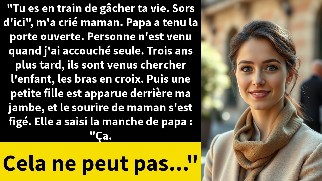 Ma mère a jeté mon test de grossesse dans la neige en criant que je gâchais ma vie. Trois ans plus tard, elle frappait à ma porte avec un sourire faux, exigeant que je revienne à la maison. Elle...