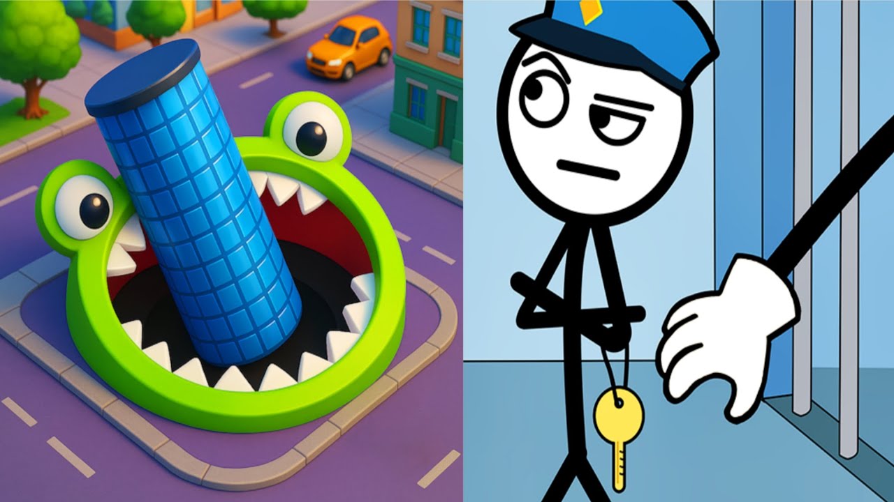 Hole Io Vs Thief Puzzle New Update All Levels Gameplay Android Ios 