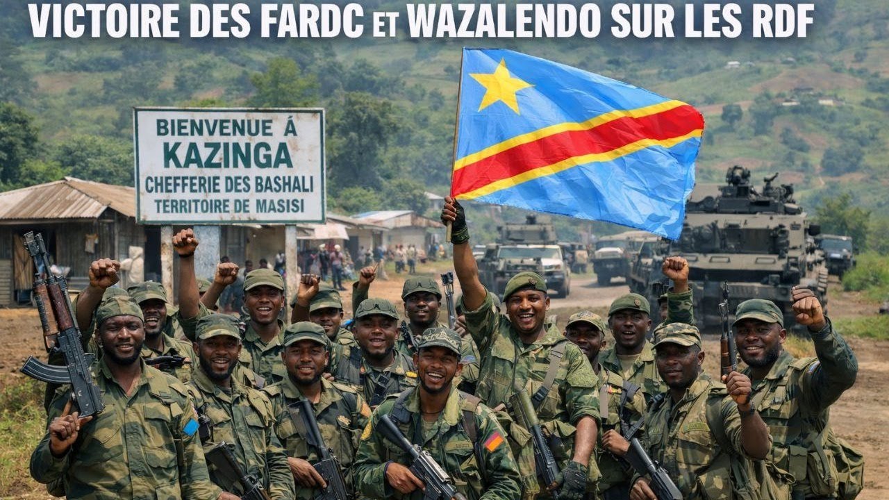 FLASH : KAZINGA (MASISI) SOUS CONTRÔLE FARDC/WAZA , NUIT AGITÉE À GOMA CE 10/3/2926