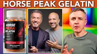 Horse Peak Gelatin Gummies Celebrity Scam Exposed (sylvester Stallone, Dr. Peter Attia)