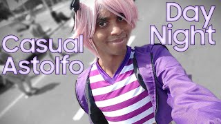 Casual Astolfo cosplay in public