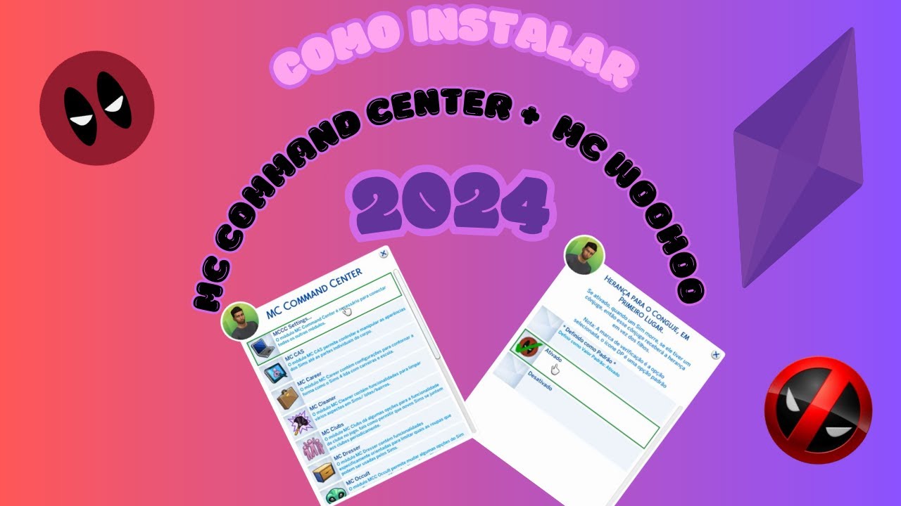 COMO BAIXAR E INSTALAR O MC COMMAND CENTER (MCCC) + MC WOOHOO 2024