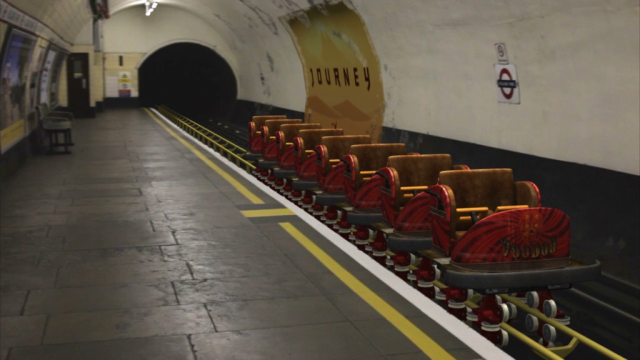 RollerCoaster tutorial composite using Maya & Nuke