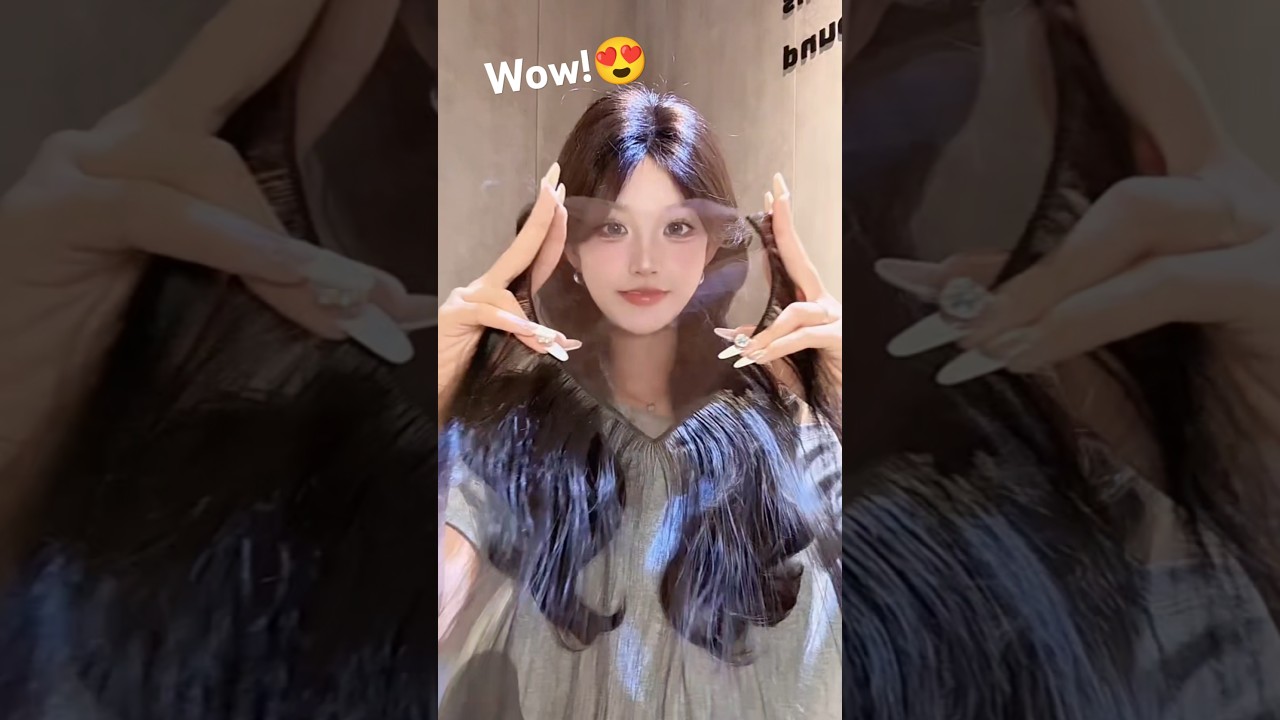 "Smooth Hair Wig Try-On |Real or Fake?"😲🔥