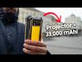 33,000 mAh Battery &amp; a Built-in Projector?! Oukitel WP-100 Titan Review!