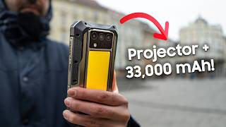 33,000 Mah Battery & A Built-In Projector? Oukitel Wp-100 An Review