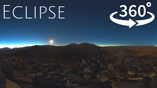 360° 4K Total Solar Eclipse - Atacama Chile 2019