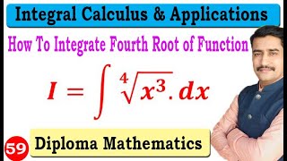 How To Integrate Fourth Root of Function