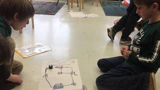 First Grade Ozobot Map Challenge 3