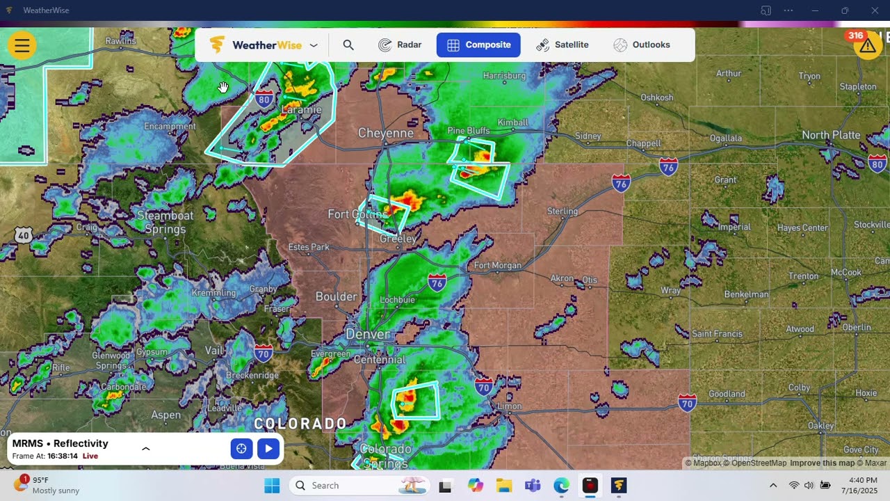 Severe thunderstorm watch Colorado