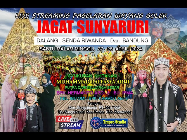 🔴 LIVE STREAMING Wayang Golek Jagat Sunyaruri | LAKON : PRABU NISKALA DEWA | Bandung class=