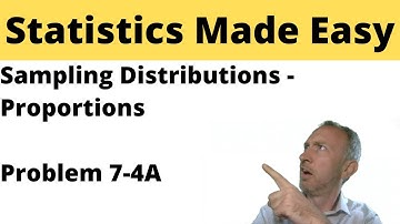 Statistiekmodule 7 - Steekproefverdelingen (verhoudingen) - Probleem 7-4A