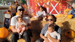 Twins First Pumpkin Patch #TheTrotterTribe #3under3 #twins #pumpkinpatch #Fall #babies #Halloween