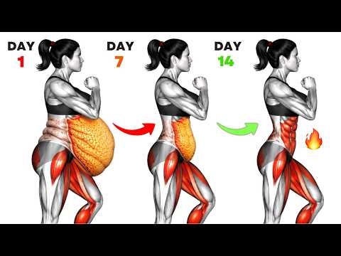 🔥5-Min Standing Fat Loss ➜ Melt Belly Fat & Tone Your Waist with Everyday Fat-Burning Exercises