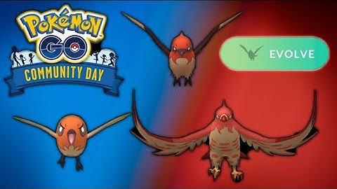 Shiny Fletchling Evolution In Pokemon Go||Pokemon Go Community Day Of Fletchling||