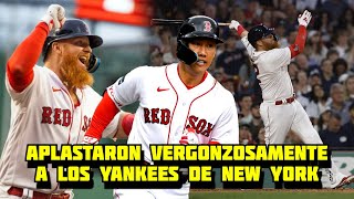 Los Medías Rojas Humillan A Los Yankees Tras Recibir Todo de Justin Turner y Masataka Yoshida
