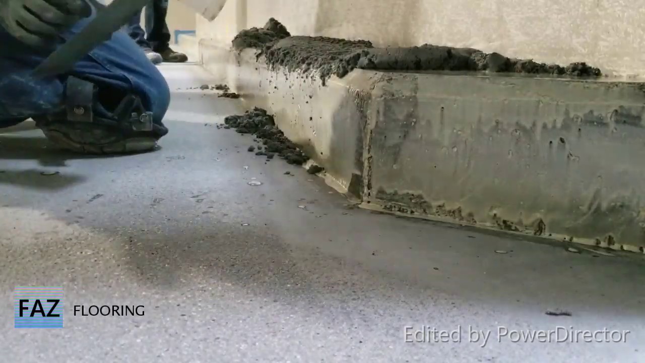 Epoxy cove base installation YouTube