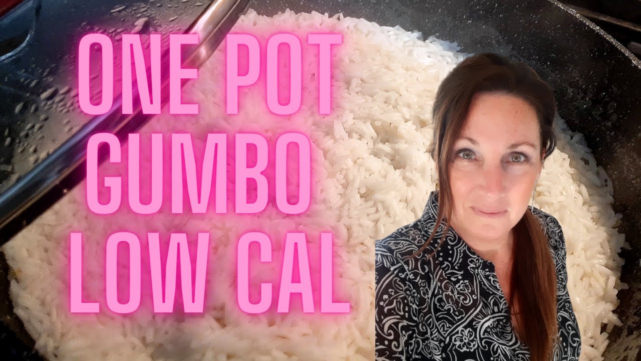 One Pot Veggie Rice gumbo under 100 calories Instant Pot Teacher