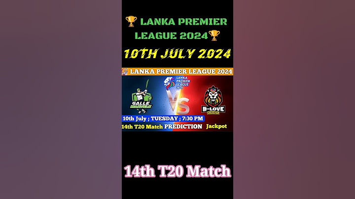 Galle Marvels vs B Love Kandy | 10th July 2024 | 14th T20 Match | #shorts #jackpotmatch #lpl