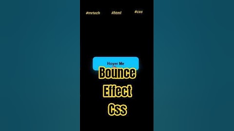 ✨How to Create a Floating Hover Button using HTML & CSS | Smooth Bounce Effect ✨#coding #shorts