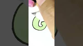 How to Draw Bubble Letter G #bubble #letter