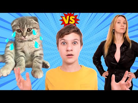 Котенок или Я - ВЫБИРАЙ! Мама нашла котенка у нас в комнате. 2 серия - Супер Тіма