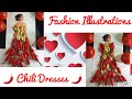 3d fashion illustrations with Chillies 🌶️💟🌶️