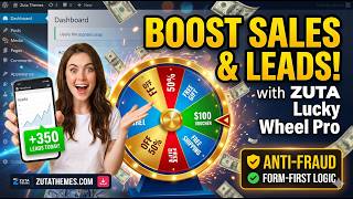 How to Boost Sales & Collect Leads with Zuta Lucky Wheel Pro | WordPress Tutorial
