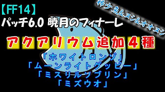 Ff14 アクアリウム 水槽 魚拓額縁 伝説魚 Exヌシ オオヌシ ミニオン The魚 Youtube