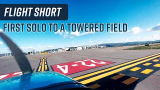 A Flight Simmer Learns To Fly First Solo To A Towered Field
