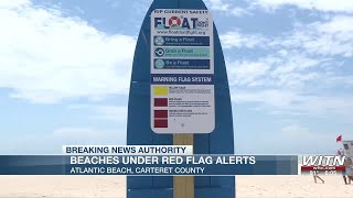 Dangerous conditions prompt red flags along Carteret County beaches